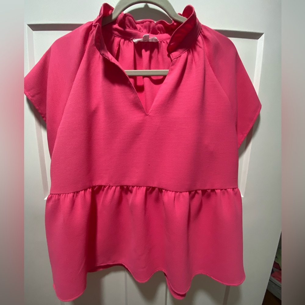 Pink blouse